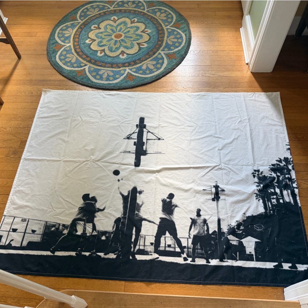 Pottery Barn Teen Pick Up Basketball Wall Tapestry